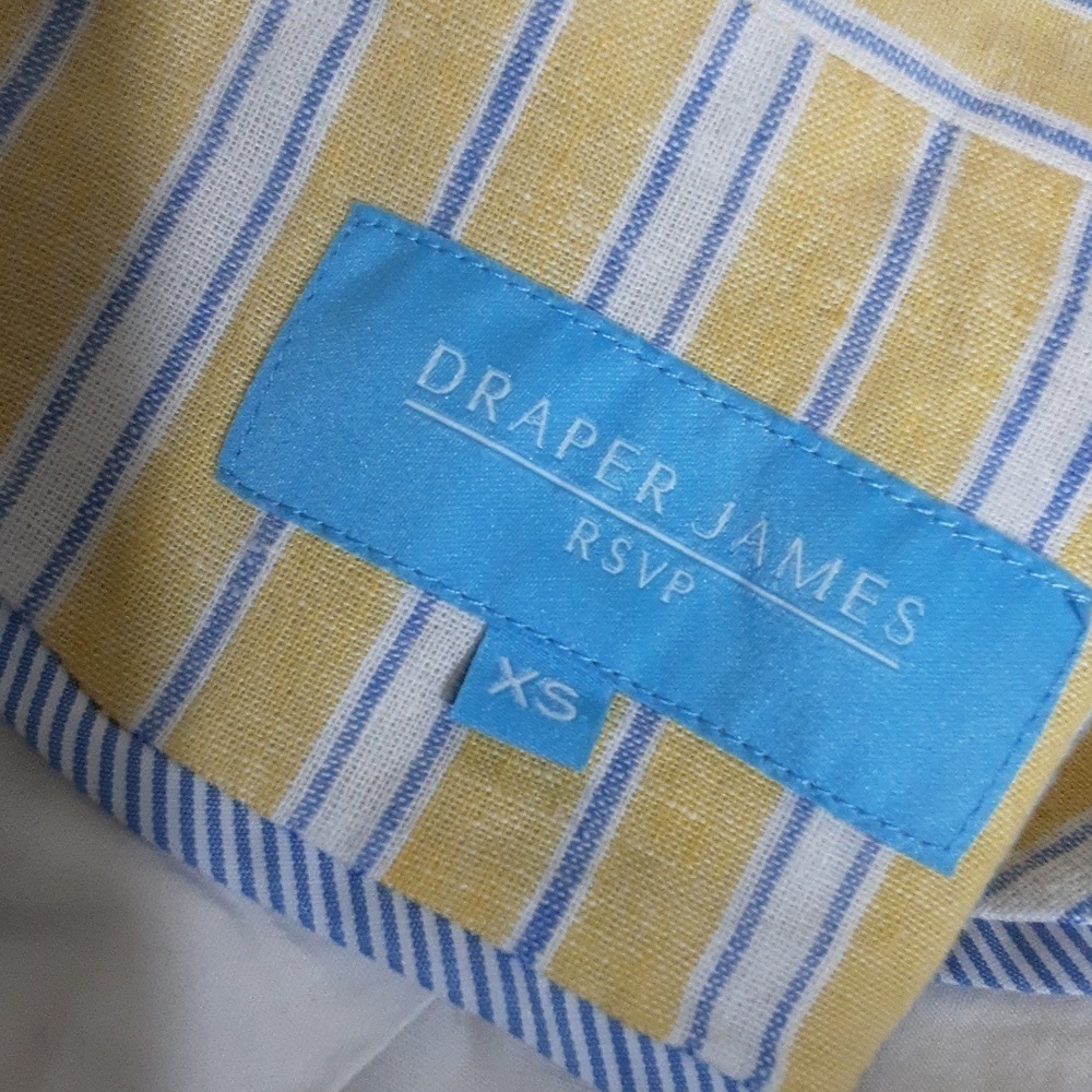 Draper jeams blazer jacket women XS striped lined blend casual office career - Picture 5 of 9